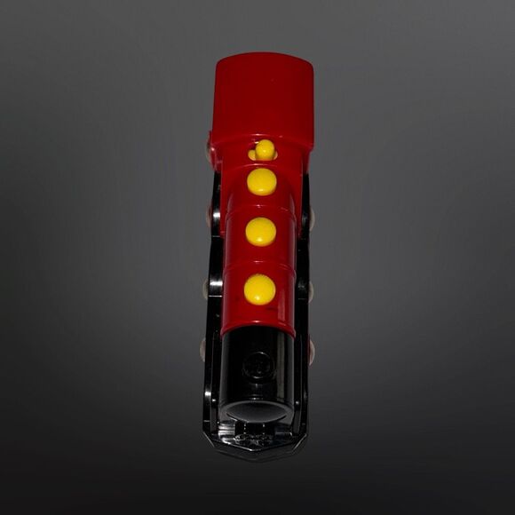 BRIO World Wooden Mighty Red Action Locomotive Lights & Sounds Works! A11 - Picture 4 of 8